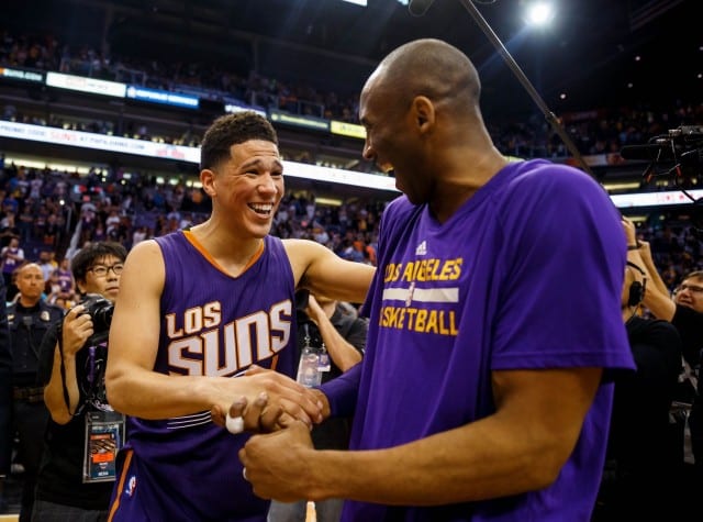 Kobe Bryant, Devin Booker, Lakers