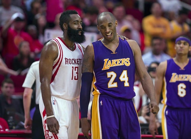 James Harden, Kobe Bryant, Lakers