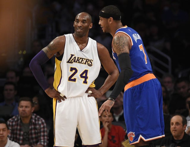 Kobe Bryant’s Trash Talk Fueled A Carmelo Anthony Fourth Quarter Explosion