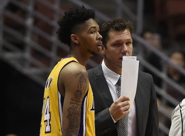 Lakers Video: D’angelo Russell, Brandon Ingram Reiterate Luke Walton’s Excitement In Practice