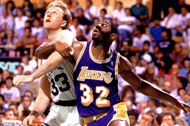 Magic Johnson and Larry Bird