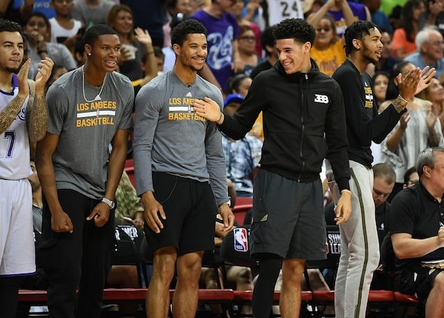 Lakers Video: Lonzo Ball, Josh Hart Answer Nba Trivia Questions During Rookie Photo Shoot