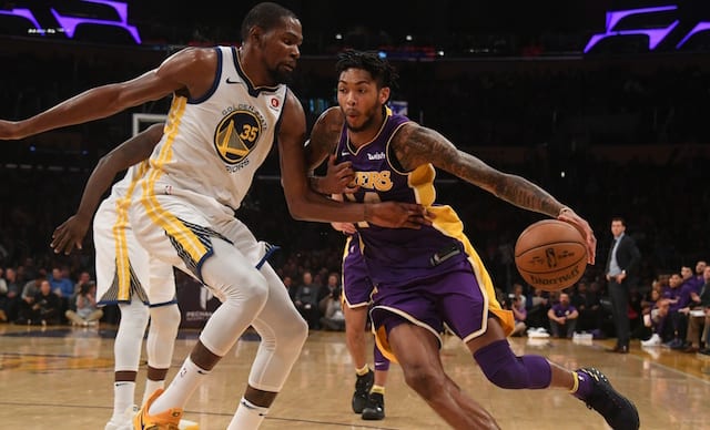 Brandon Ingram, Kevin Durant, Lakers, Warriors