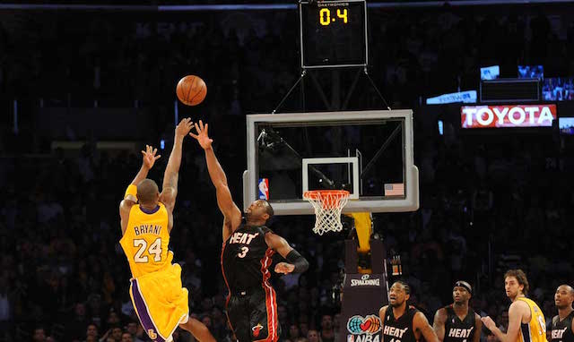 Kobe Bryant, Dwyane Wade Lakers Heat