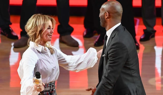 Kobe Bryant, Jeanie Buss, Lakers