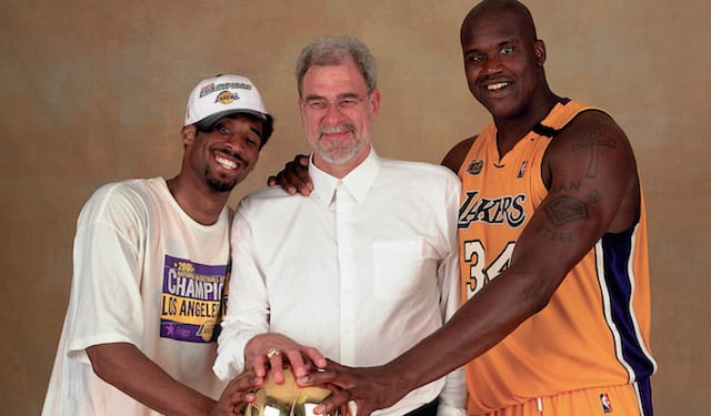 Kobe Bryant, Phil Jackson, Shaquille O'Neal, Lakers