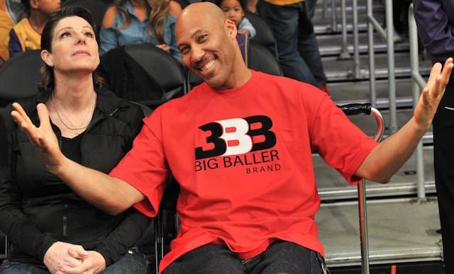 LaVar Ball, Tina Ball Lakers