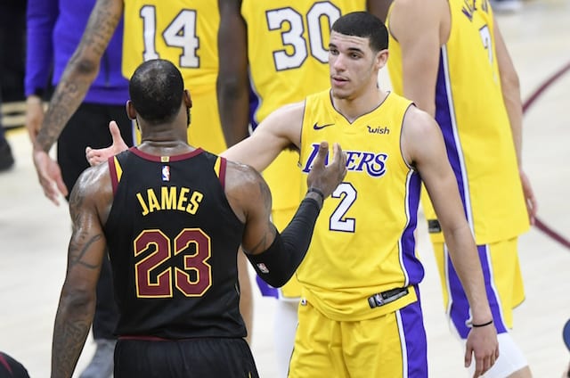 Lonzo Ball, LeBron James, Lakers