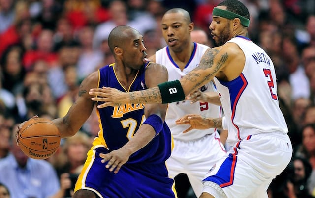 Kobe Bryant, Caron Butler and Kenyon Martin