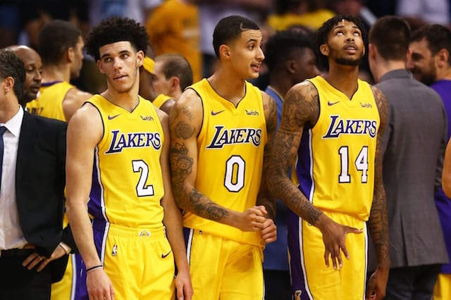 Lonzo Ball, Kyle Kuzma, Brandon Ingram, Lakers