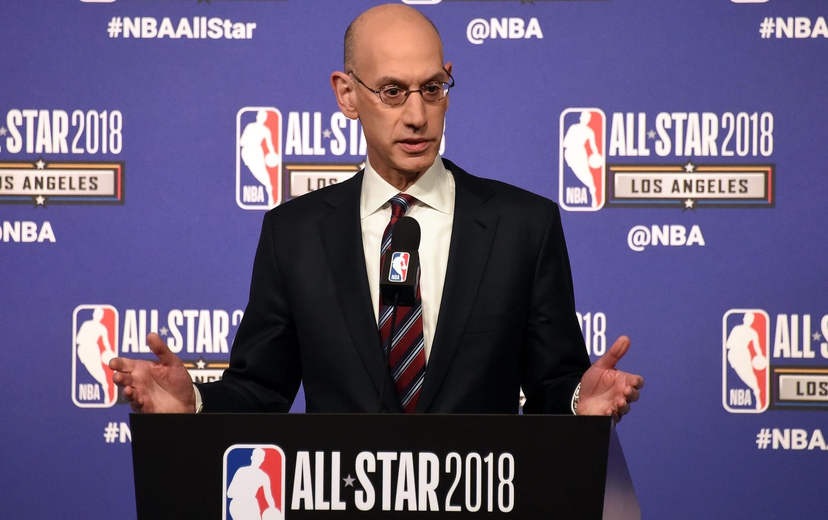 NBA commissioner Adam Silver