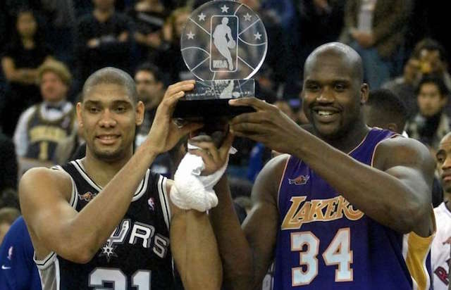 Shaquille O'Neal, Tim Duncan