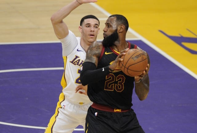 Lonzo Ball, LeBron James, Lakers