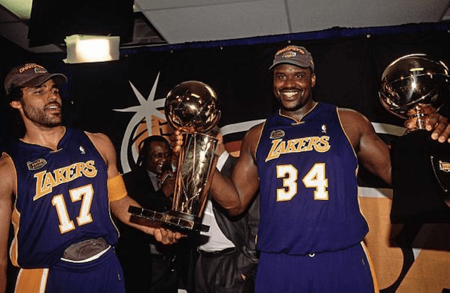 Rick Fox, Shaquille O'Neal, Lakers