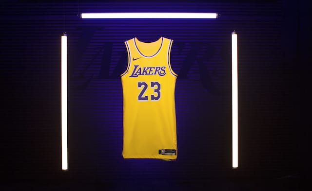 LeBron James, Lakers new Nike jersey