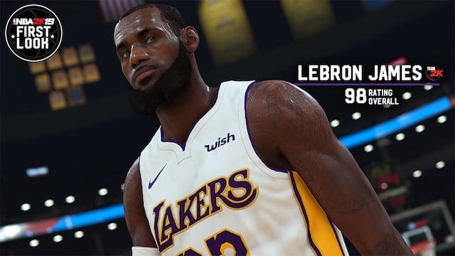 LeBron James, NBA 2K19