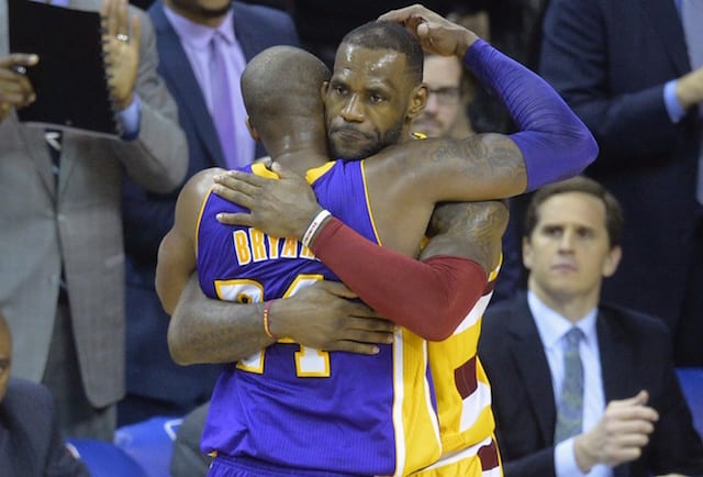 Kobe Bryant, LeBron James, Lakers