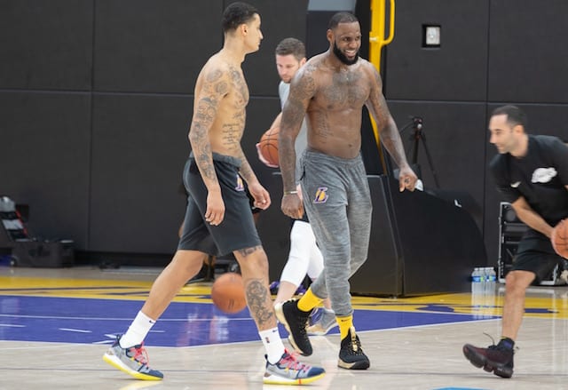 LeBron James, Kyle Kuzma, Lakers