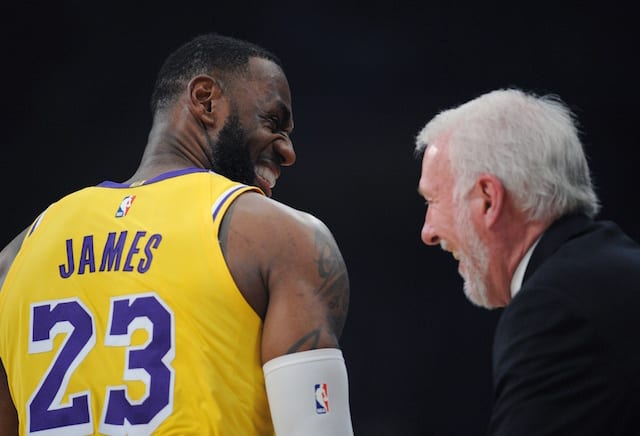 LeBron James, Gregg Popovich, Lakers