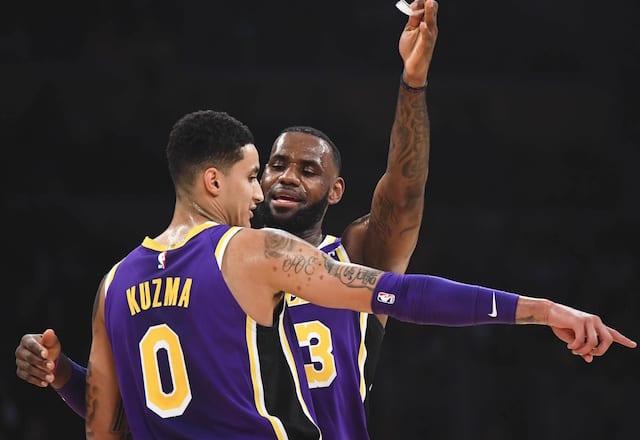 LeBron James, Kyle Kuzma, Lakers