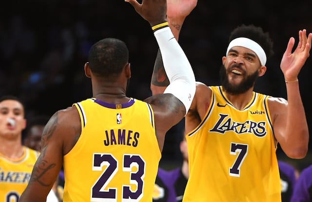 LeBron James, Kyle Kuzma, JaVale McGee, Lakers