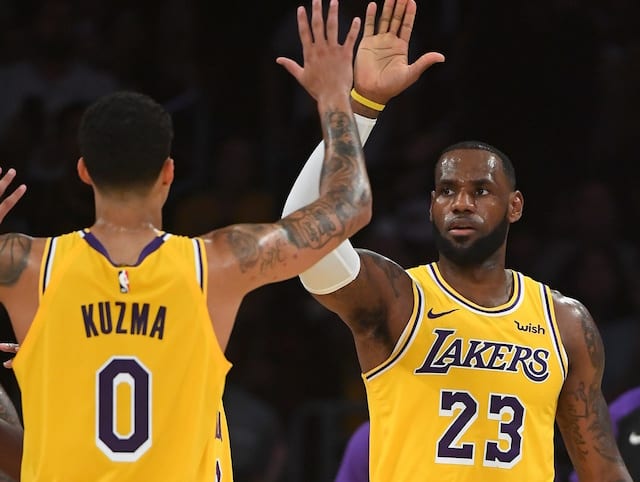 LeBron James, Kyle Kuzma, Lakers