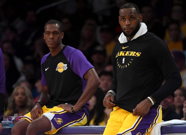 LeBron James, Rajon Rondo, Lakers