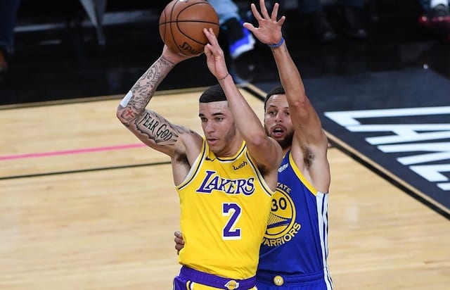 Lonzo Ball, Stephen Curry, Lakers