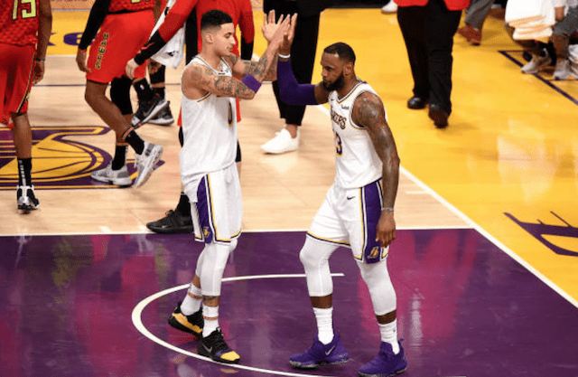 LeBron James, Kyle Kuzma, Lakers