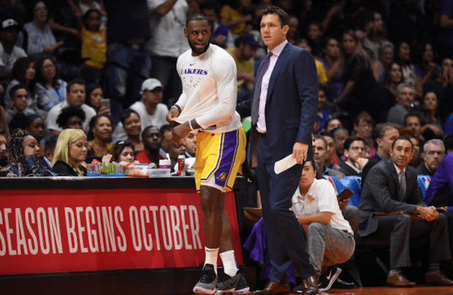 LeBron James, Luke Walton