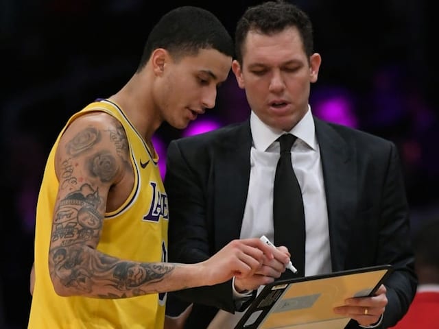 Kyle Kuzma, Luke Walton, Lakers