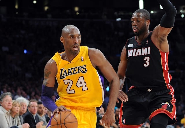 Kobe Bryant, Dwyane Wade, Lakers, Heat