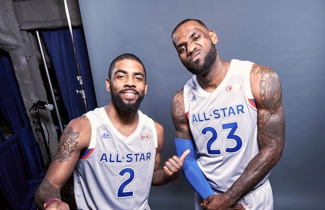 Kyrie and lebron lakers best sale