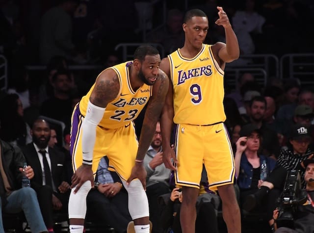 LeBron James, Rajon Rondo, Lakers