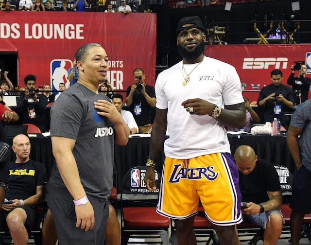 Tyronn Lue, LeBron James, Lakers