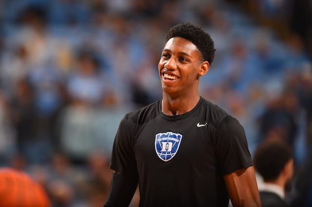 RJ Barrett, Duke, Knicks, Lakers, 2019 NBA Draft