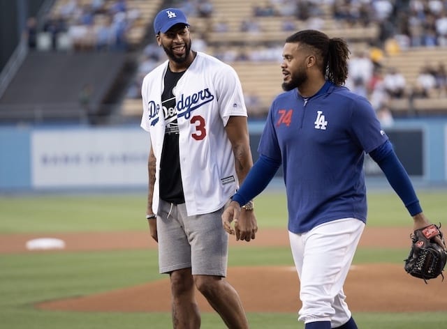 Dodgers Closer Kenley Jansen Shows Passion For Lakers With Custom Mlb Players Weekend Cleats