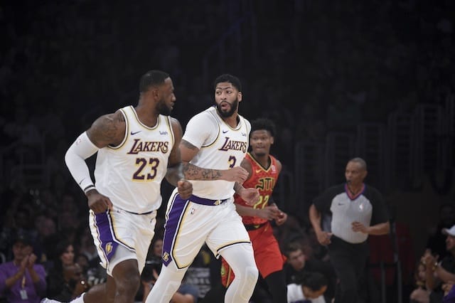 LeBron James, Anthony Davis, Lakers