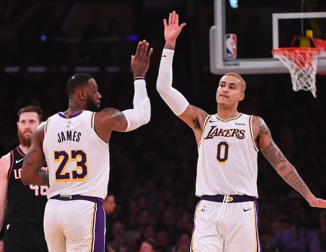 LeBron James, Kyle Kuzma, Lakers