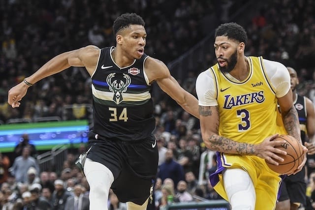 Giannis Antetokounmpo, Anthony Davis, Lakers, Bucks, Danny Green