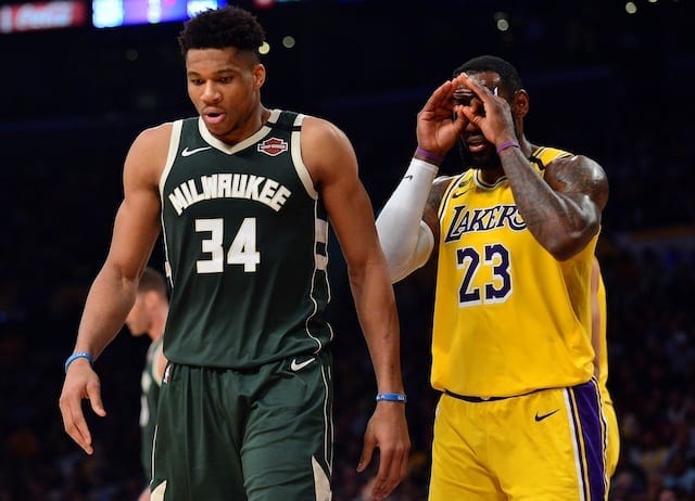 Giannis Antetokounmpo, LeBron James, Lakers