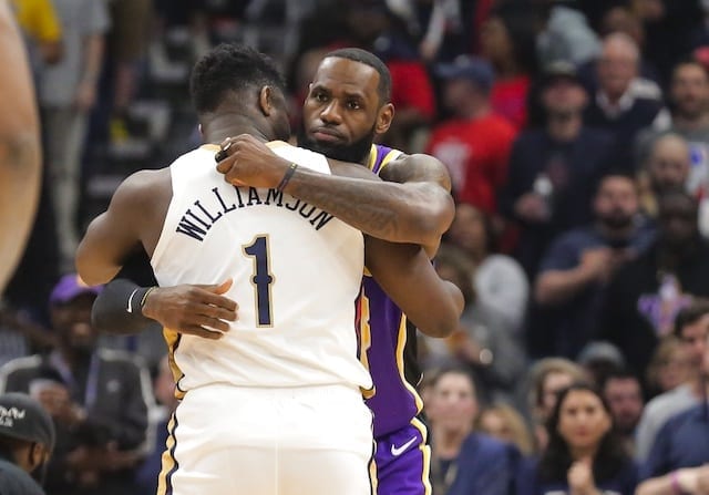 LeBron James, Zion Williamson, Lakers