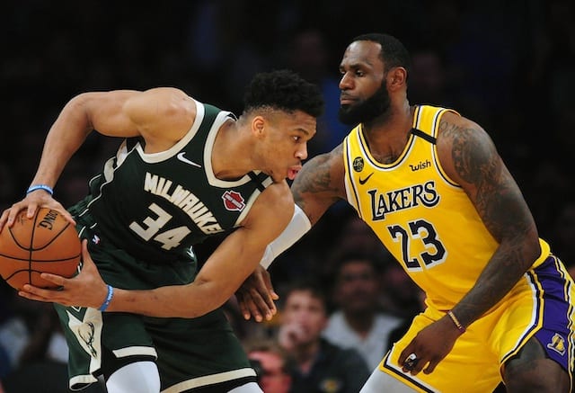 Giannis Antetokounmpo, LeBron James