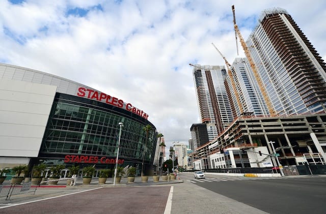 Staples Center exterior view