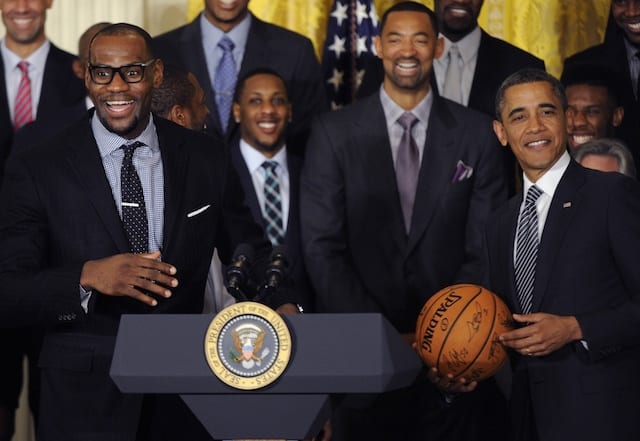 LeBron James, Barack Obama