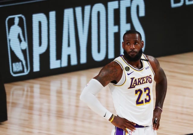 LeBron James, NBA Playoffs wording