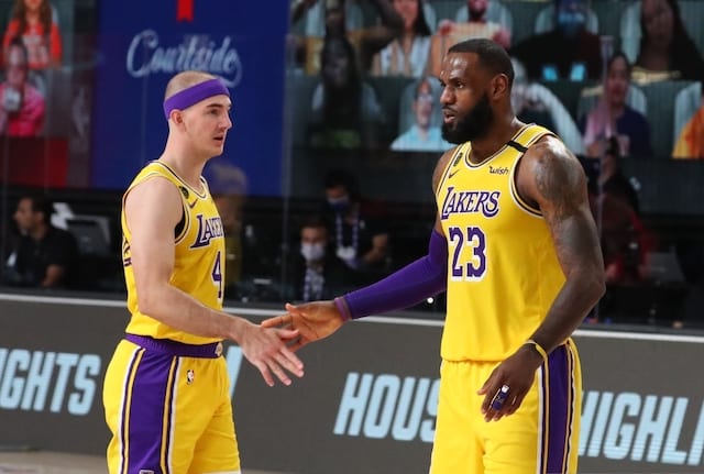 Alex Caruso, LeBron James