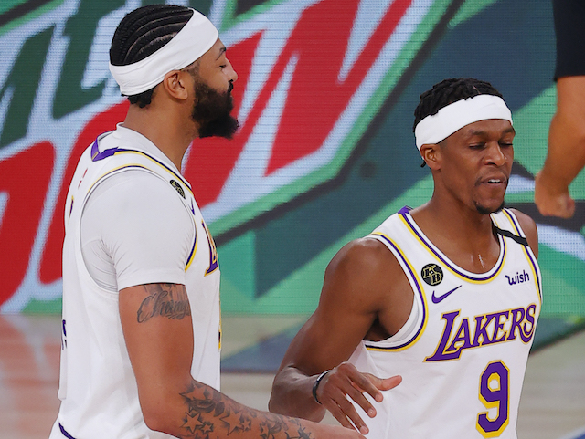 Anthony Davis, Rajon Rondo, Lakers