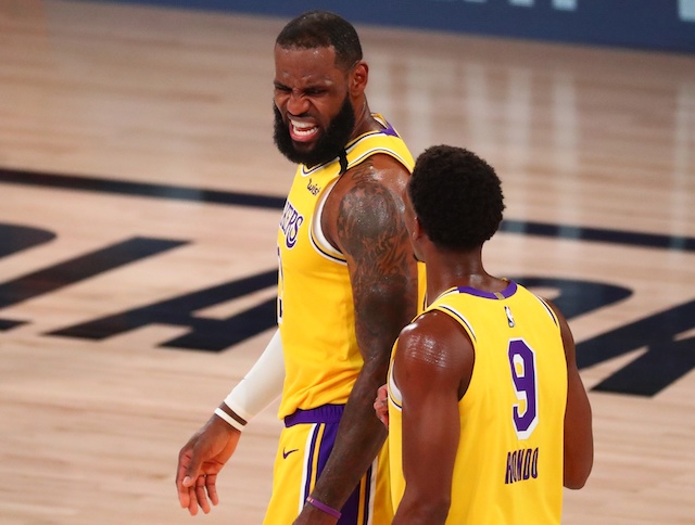 LeBron James, Rajon Rondo, Lakers