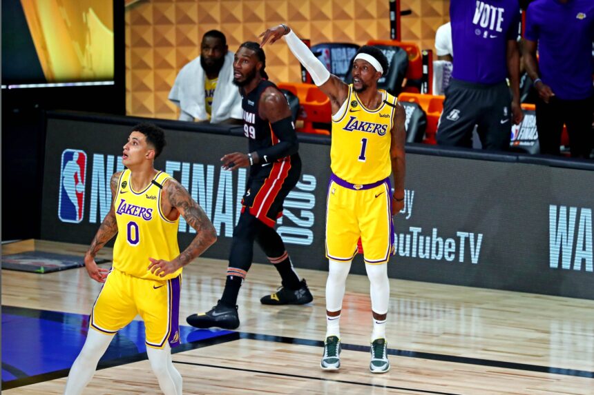 Kentavious Caldwell Pope, LeBron James, Kyle Kuzma